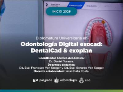 Diplomatura Universitaria de Estudios Avanzados en Odontología Digital exocad: DentalCad & exoplan. 2026.